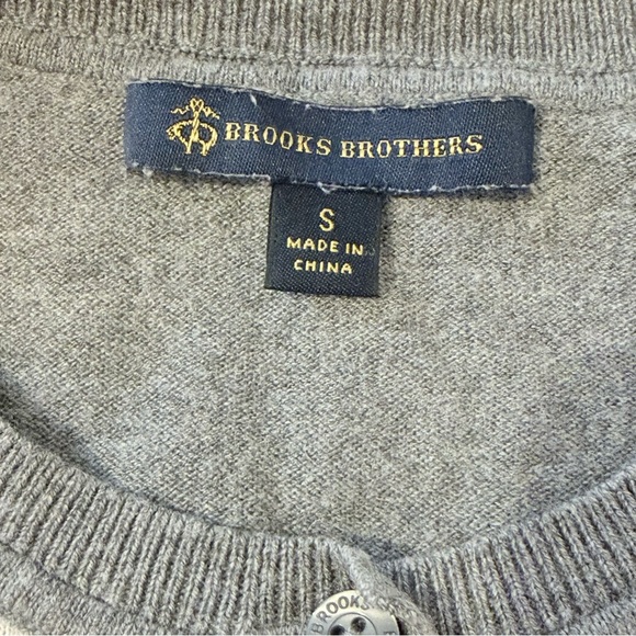 Brooks Brothers Argyle Cardigan Sweater |Lightweight | Wool Blend | Size Small - Picture 8 of 8